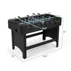 Foosball Table  47    Competition Full Size Soccer Game Table W 22 Players 2 Balls