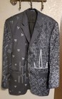 Vintage Him Band Ville Valo Bam Blazer Coat Jacket Mens Xl Skater Punk Aop Lot 5