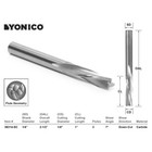 1 4  Dia  3 Flute Low Helix Downcut Endmill  10 Pack  - Yonico 36314-sc-10pk