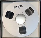Tdk Audua L-3600m Reel To Reel Sound Recording 1 4  Tape 10 1 2  Metal Nab Hub