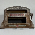 Vintage Buckley Coin Op Slot Machine Parts Salvage 5 Cent Horse Track Odds Race