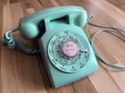 Vintage Baby Blue Western Electric C d 500 Rotary Phone Bell System 1971