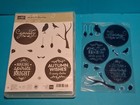 Stampin    Up  Rubber Stamp Lot Of 16 Sets Crafting Unmounted