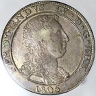 1805 Ngc Xf 45 Naples Sicily 120 Grana Italy Crown Silver Coin  22050902c 