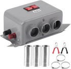 Portable Heater For Car 3 Hole 600w-800w Fast Heating Winter Warmer Compact W   