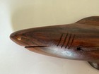 Vtg Pitcairn Island Miro Wood Shark Carving John Christian Bounty Folk Art 15 