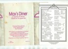 Max s Diner Menu   Pre Opening Invitation St Francis Place San Francisco Ca