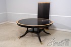 F69196  Round Banded Mahogany Large Pedestal Base Dining Room Table