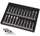 22pcs box 304 Stainless Steel Needle Nozzle Tip For Tattoo Machine Tube Grip Kit