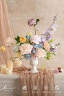 Ling s Moment Pink Artificial Wedding Flowers Combo  Deluxe