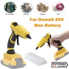Cordless Hot Melt Glue Gun For Dewalt 20v Max Li-ion Battery For Crafts Diy Arts
