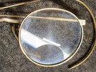 Antique Ful-vue Bifocal Gold Filled Frame Eye Glasses   Case 1940s Rare