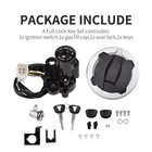 Ignition Switch Lockcap Cover Key Set 17  Fit For Kawasaki Ninja 650 Z650 Ex650