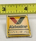 Vintage Valvoline Racing Enamel Pin Gold Tone Hat Lapel Tack Gas Oil Advertising