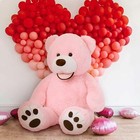 Pink 39  Giant Teddy Bear Toy Fit Girlfriend Kids Christmas Valentine s Day Gift