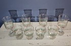 Arby s 1986 Christmas Collection Holly Berry Glasses Set Of 8 Gold Rim