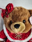 Dan Dee Snowflake Teddy Collectors Choice Christmas Bear 20  Plush Brown 2005