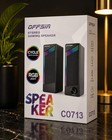 Offsir Rgb Gaming Speakers Co713 Stereo Desktop Pc Speakers Led Lights Usb Power