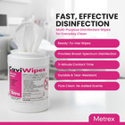 Caviwipes Surface Disinfectant Towelettes 160 Canister- Case Of 12  13-1100