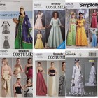 Uncut  U-pick  Historical Costume Cosplay Misses Plus Size Sewing Patterns
