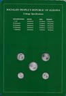 1969 Albania - Complete Mint Unc Coin Set  5  - Coin Sets Of All Nations