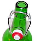 Vintage Swing Top Beer Bottles Green Ceramic Top Rubber Seal 24oz 2lot Free Ship
