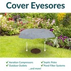 Flat Artificial Landscape Rocks With Stakes - Gray By Sunnydaze