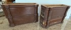 2 Sets Vtg Singer Treadle Sewing Machine Cabinet Drawers   Frames 