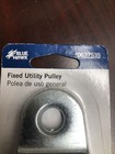 Blue Hawk Zinc Plated Fixed Utility Pulley 1 1 2 In Rope Pulley Or Cable Pulley