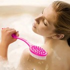 Long Handle Bath Body Brush Soft Back Shower Exfoliating Skin Scrubber Massager