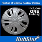 New Hubcap For Mitsubishi Mirage 2017-2024 Premium Replica Silver 14-inch 57597