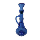 Jim Beam Vintage I Dream Of Jeannie Genie Bottle Glass Bottle Teal Blue Empty