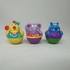 Vintage Lot Of 6 Playskool Weeble Wobbles Hasbro Early 2000s Toys