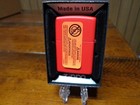Windy Red Matte Zippo Windproof Lighter Design Zippo Lighter Mint In Box