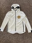 Nike Golden State Warriors Full-zip Hooded Track Jacket White Men s M