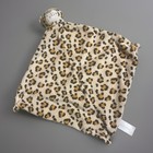Angel Dear Leopard Cheetah Cat Baby Security Blanket Lovey Plush Tan Brown