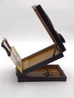 Antique French Stereographoscope  Circa 1880  In A Folding Ebonized Case
