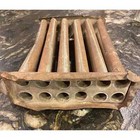 Vintage Antique Tin Candle Mold Handle Candlestick