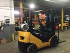 2019 Komatsu Solid Pneumatic 3500 Lb Forklift With Side Shift And Triple Mast
