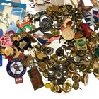 Vintage To Modern Lapel Pin Pinback Lot Of 100  Some New Nos