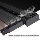 5 Fan Super  Temperature Control Cooling Fan Cooler For  Ps4 Pro