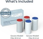 Duo Shower Filter Twin Pack Replacement Cartridges - Nsf Certified Shower Filter