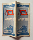 Vintage Oct-nov 1928 Wabash Railway Rr Railroad Timetable Form 1 Train Schedules
