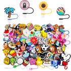 20pcs Random Different Straw Cover One Size  Fit 0 35-0 4inch   10mm   straws 