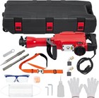 2200w Demolition Jack Hammer Electric Concrete Breaker 1400bpm W  6 Chisels Kits