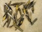 Vintage Box Of 40 Assorted Quill Pen Points Nibs