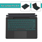For Microsoft Surface Pro 8   Pro X 13  Backlit Bluetooth Keyboard With Touchpad