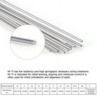 Azdent Plus Dental Orthodontic Niti Arch Wire Super Elastic Natural Form Round