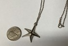 Vintage Tiffany   Co  Elsa Peretti Sterling  Silver Starfish   Tiffany Necklace