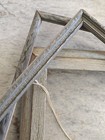 Vintage Wood Picture Frames Antique Gallery Wall Art Decor Gray Lot Of 3 Eco Oa
